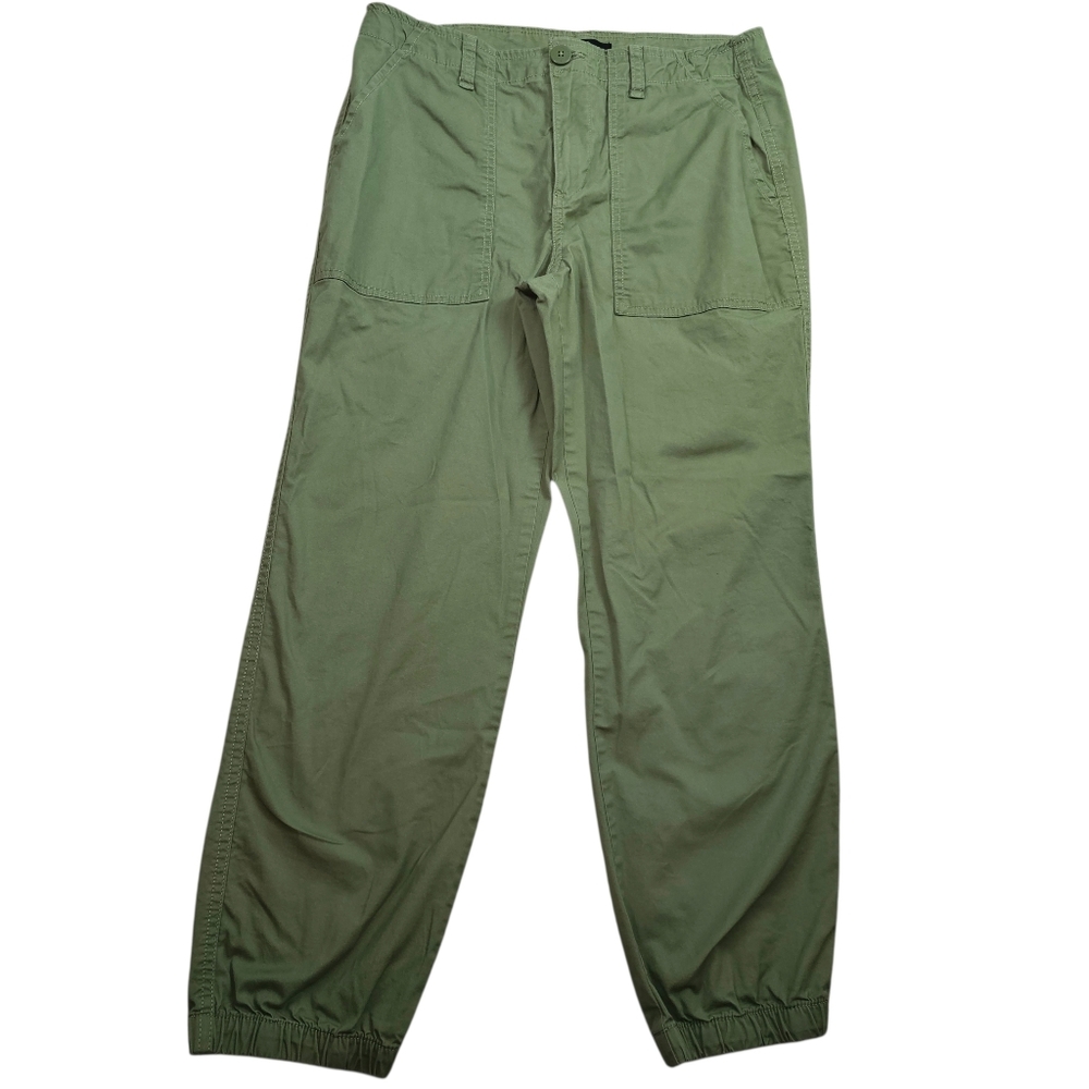 Sanctuary Anthropologie Olive Green Cargo Joggers Pants In 29